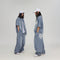 Conjunto Hip Hop Urbano: Camisa y Pantalón Denim Estilo Callejero