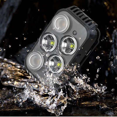 Lámpara Frontal LED Recargable por USB con Sensor Inteligente para Pesca y Camping - Image 19