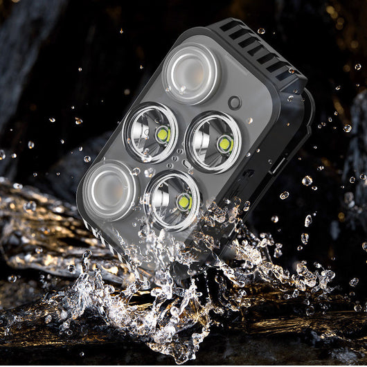 Lámpara Frontal LED Recargable por USB con Sensor Inteligente para Pesca y Camping - Image 19