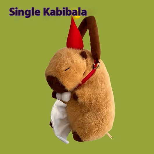 Bolsa Organizadora Peluche Capybara con Dispensador de Pañuelos - Image 15