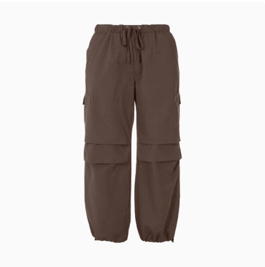 Pantalones Retro Anchos con Cintura Ajustable y Tobillo Anudado - Image 5