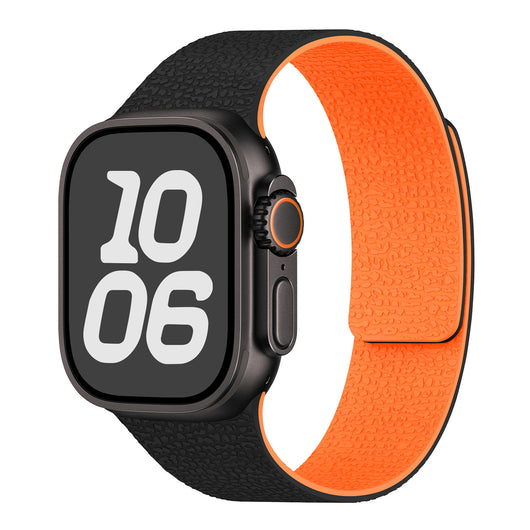 Correa Magnética para iWatch S10 Patrón Litchi Silicona Suave - Image 23