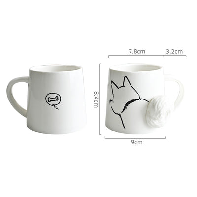 Taza de Cerámica Gato Creativo Japonés - Image 8