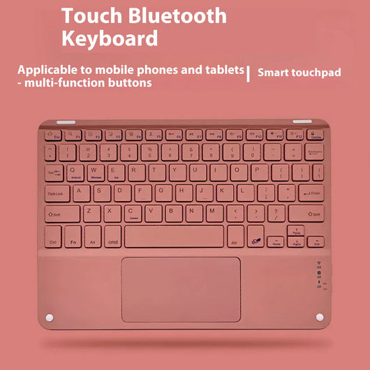 Teclado Bluetooth con Touchpad para Móvil y Tablet - Recargable Inalámbrico - Image 35