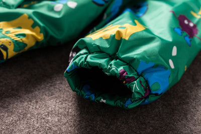 Chaqueta Impermeable para Niño con Capucha - Diseño Dinosaurio Resistente al Viento - Image 4