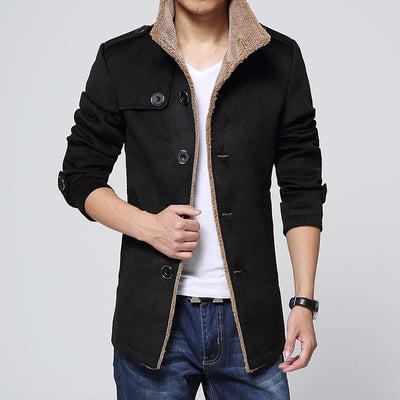 Abrigo Slim-Fit con Forro Polar para Hombre - Image 4