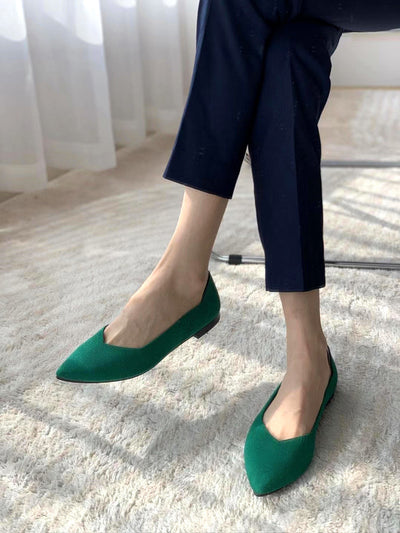 Zapatos de Tacón Punta Fina Tejidos Livianos para Mujer - Image 60