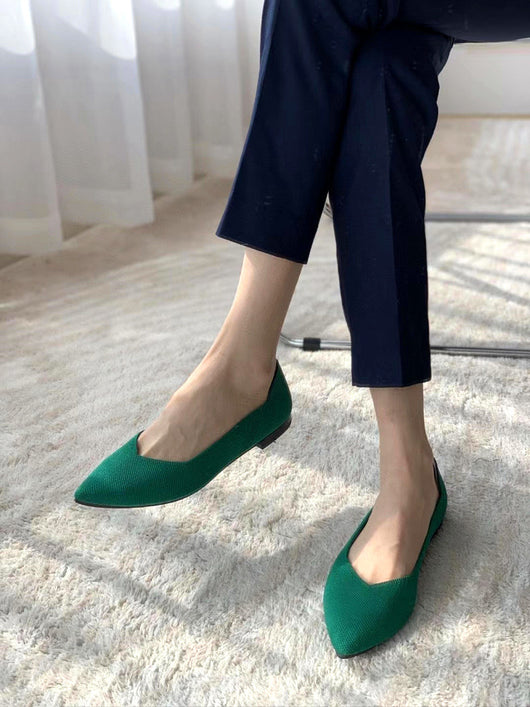 Zapatos de Tacón Punta Fina Tejidos Livianos para Mujer - Image 60