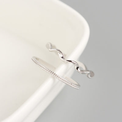 Anillo Minimalista Mobius Efecto Delgado - Image 12