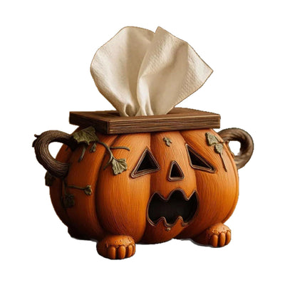 Dispensador de Pañuelos Diseño Calabaza Halloween - Image 5