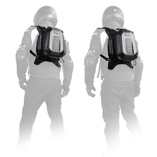 Mochila Expandible 15L para Motocicleta con Carcasa Rígida - Image 3