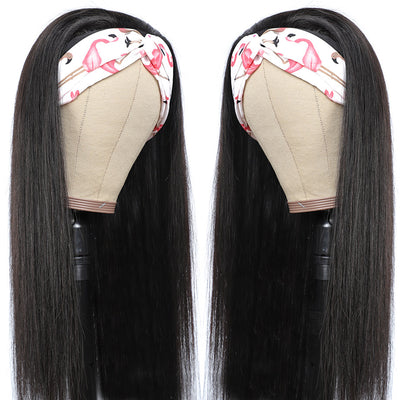 Peluca de Cabello Natural con Banda Frontal - Image 9