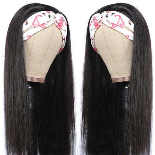 Peluca de Cabello Natural con Banda Frontal - Image 9