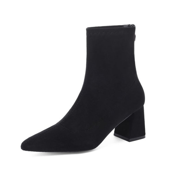 Botas Martin de Tacón Medio Estilo Británico
