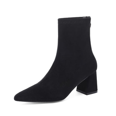 Botas Martin de Tacón Medio Estilo Británico