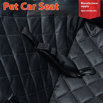 Brown and white patterned pet car seat with black trim and handles, designed for comfortable and secure pet travel. - Image 20