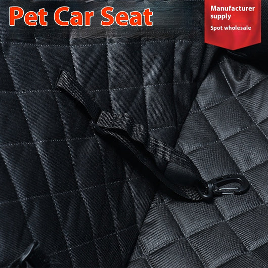 Brown and white patterned pet car seat with black trim and handles, designed for comfortable and secure pet travel. - Image 20