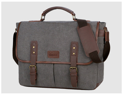 Bolsa Mensajera de Lona para Viajes - Portátil y Resistente - Image 14