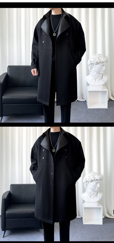 Abrigo de Lana para Hombre Estilo Coreano - Image 11
