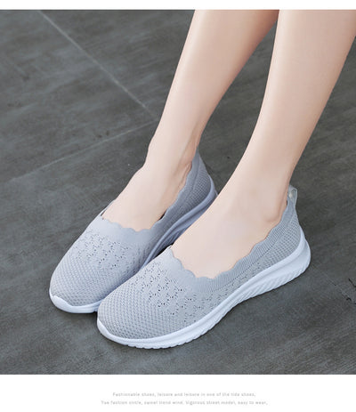 Zapatos Deportivos Tejidos Voladores Talla Grande para Mujer - Image 21