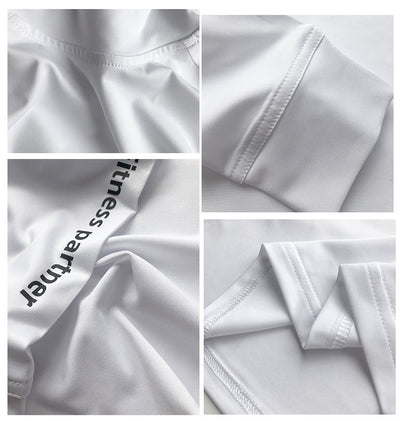 Camiseta Deportiva Manga Larga Suelta para Hombre de Secado Rápido - Image 10