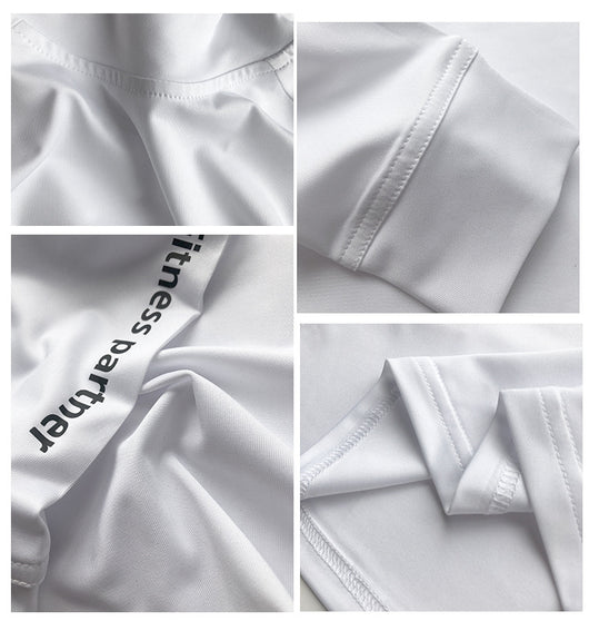 Camiseta Deportiva Manga Larga Suelta para Hombre de Secado Rápido - Image 10