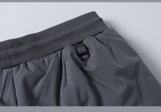 Pantalones Casuales de Algodón con Corte Slim de Nueve Puntos - Image 3