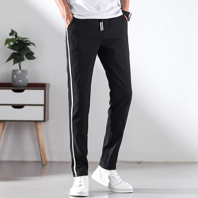Pantalones Casuales Sueltos Estilo Hong Kong para Hombre Verano