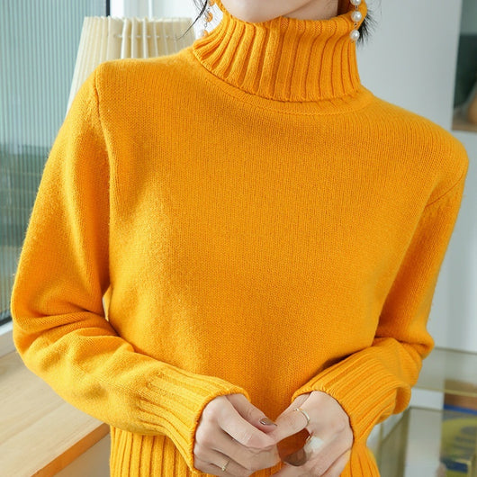 Suéter Lana Cuello Alto Slim Fit Mujer - Base Layer Premium - Image 10