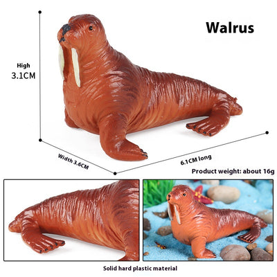 Juego Educativo de Animales Marinos Realistas para Niños - Image 38