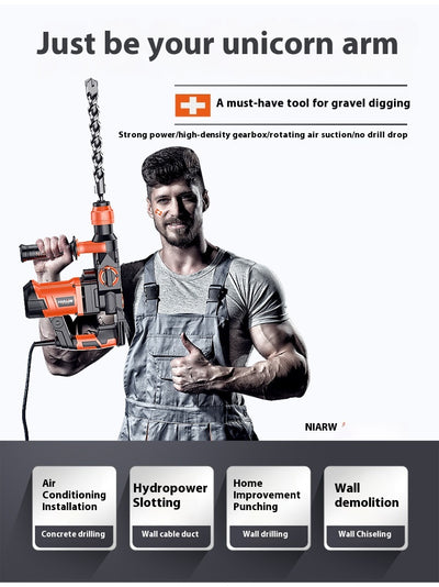 Taladro Percutor Industrial de Alto Rendimiento Dual - Image 14