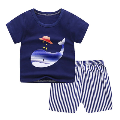 Traje Infantil de Algodón con Manga Corta para Bebé - Image 6