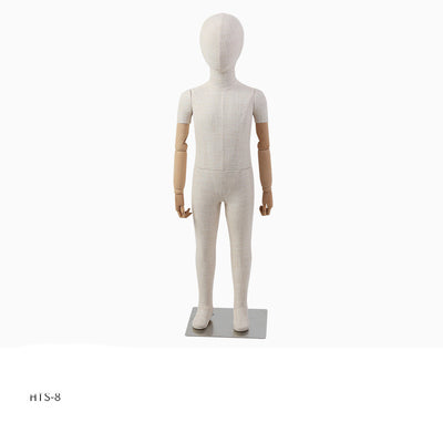 Maniquí de Escote Femenino en Fibra de Vidrio con Manos de Madera - Image 9