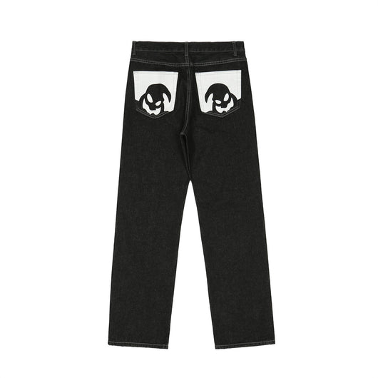 Jeans Casual Lavados con Estampado de Bolsillo para Hombre - Image 11