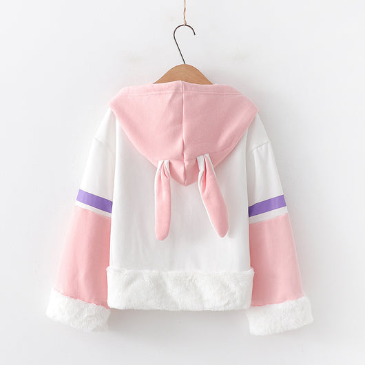 Suéter con capucha de manga larga para mujer - Image 11