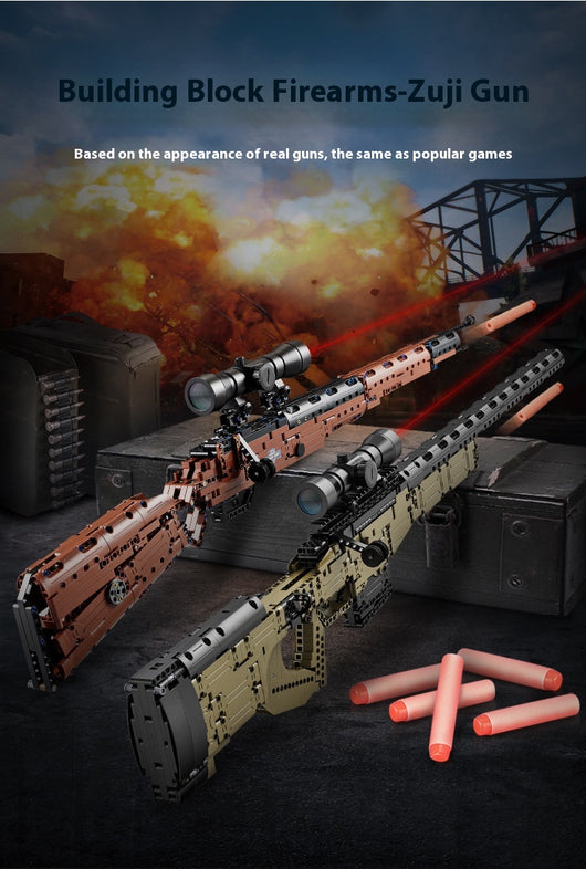 Rifle Francotirador Táctica Armado - Bloques de Construcción Educativos - Image 16