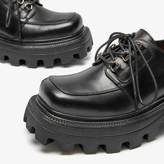Zapatos de Plataforma con Tacón Grueso y Punta Cuadrada para Mujer - Image 14