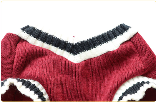 Chaleco Tejido Cuello V para Mascotas - Abrigo Otoño e Invierno - Image 16