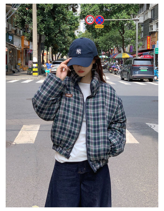 Abrigo Acolchado de Algodón Estilo Coreano para Mujer - Image 12
