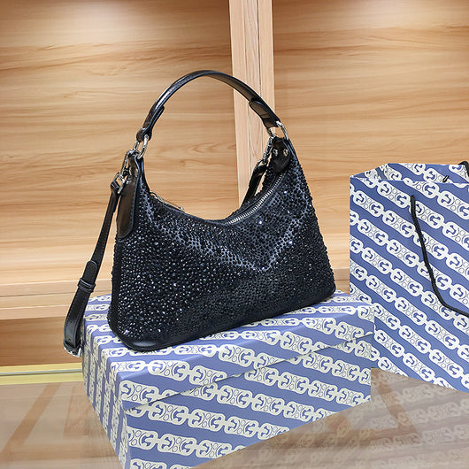 Bolso de Noche Elegante con Strass - Cartera de Gran Capacidad para Mujer - Image 14