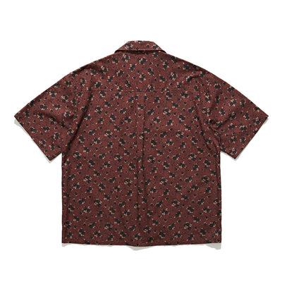 Camisa Retro Estampada para Hombre - Manga Corta Verano - Image 2