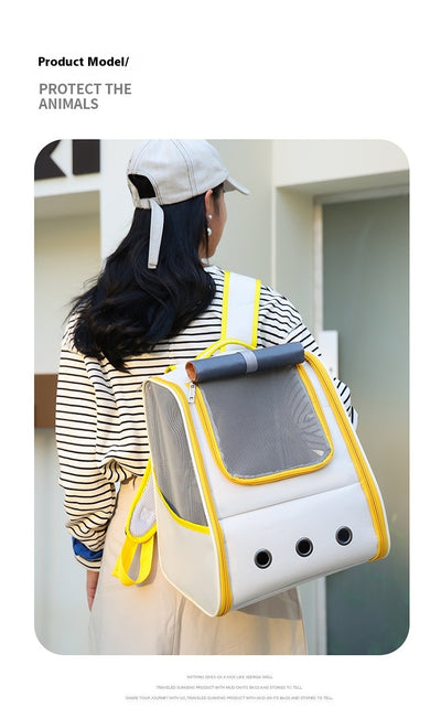 Mochila Transportadora Plegable para Gatos - Diseño Doble Respaldo Transpirable - Image 25