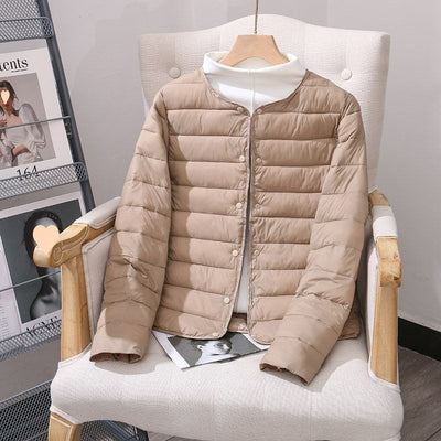 Chaqueta Corta Acolchada de Algodón para Mujer - Ligera y Cálida - Image 7