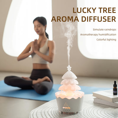 Difusor de Aceites Esenciales Árbol de la Suerte Navideño con Control Remoto - Image 4