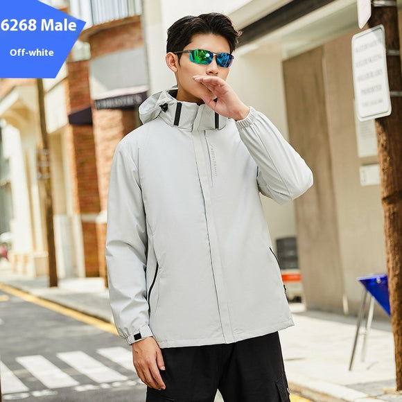 Chaqueta Impermeable Desmontable con Forro Polar - Abrigo 2 en 1