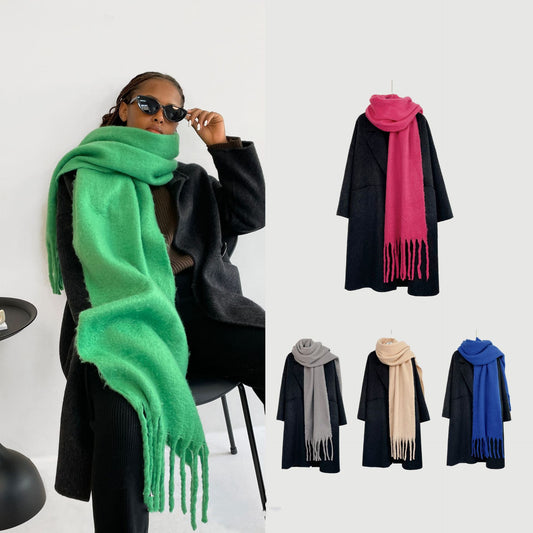 Bufanda de Mohair para Otoño e Invierno