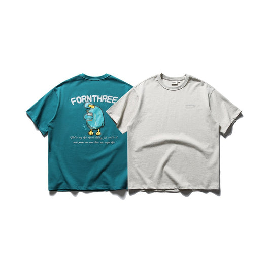 Camiseta Universitaria Retro Estilo Japonés Holgada Unisex - Image 5