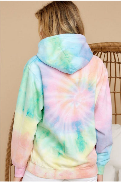 Sudadera Tie-Dye Deportiva Holgada con Capucha - Image 12