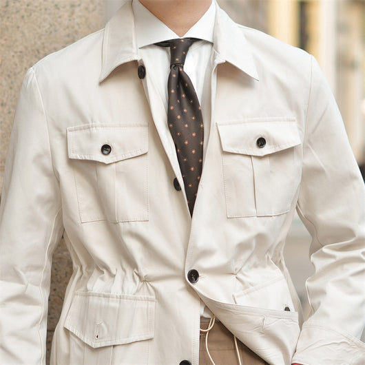 Chaqueta de Caza Vintage con Solapa para Hombre - Image 4