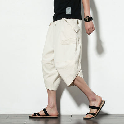 Pantalones Anchos de Zanahoria con Bolsillos Grandes para Hombre - Image 6
